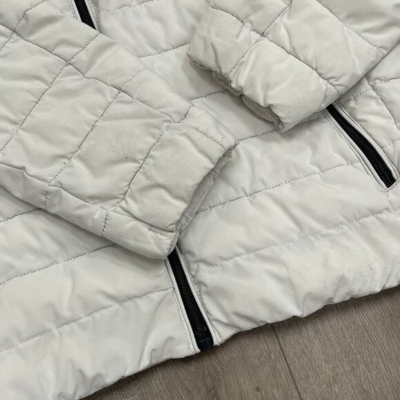 Calvin Klein Packable Puffer Quilted Zip Up Jacket White Size Small S B3 - Picture 4 of 8